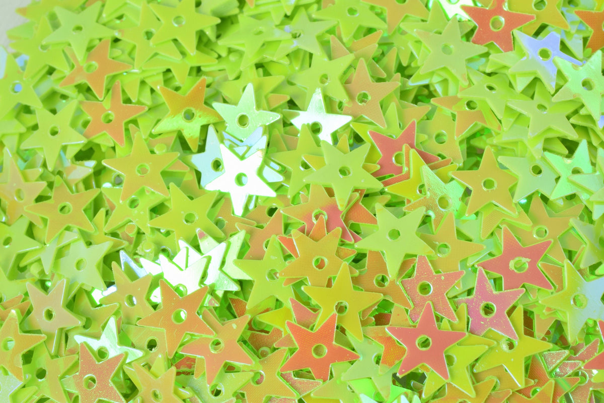 7mm Iridescent  Star Shape Sequins/Confetti Glitter whole/Embellishment Costume Craft/Loose Paillettes, Wholesale Star Seq...