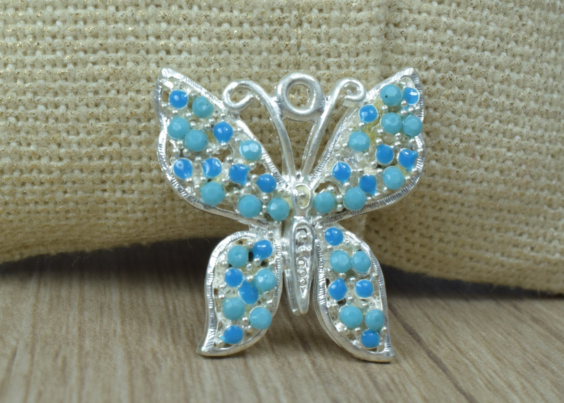 26mm Silver Plated Brooch Component Butterfly Finding Rhinestone Brooch Component,Pendant Brooch Bouquet,Wedding Brooch,Fl...