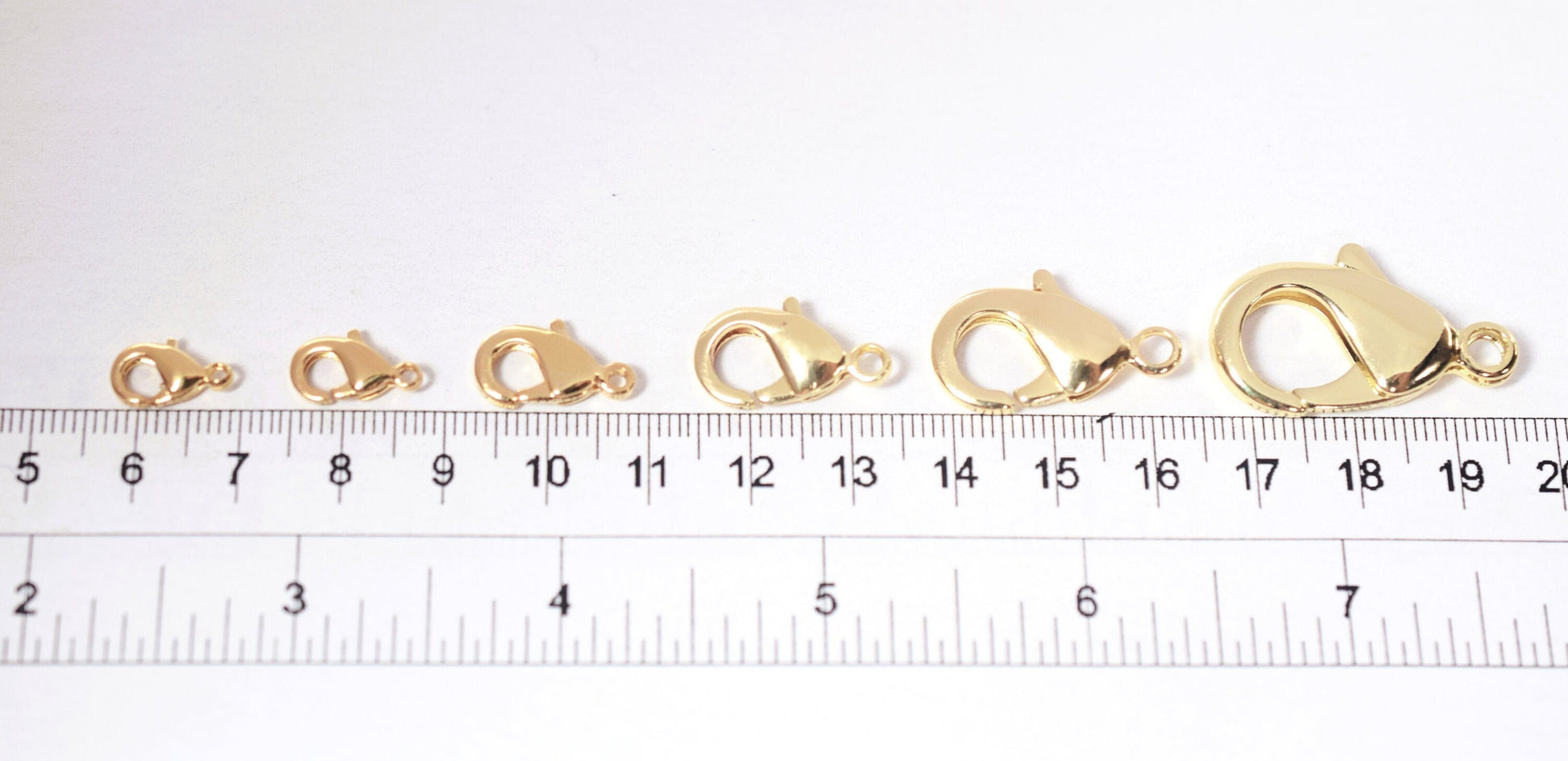 Gold filled Alternative Findings, EP 18K lobster clasp Findings sizes: 4x9mm/6x10mm/7x12mm/8x14mm/12x20mm/12x23mm jewelry...