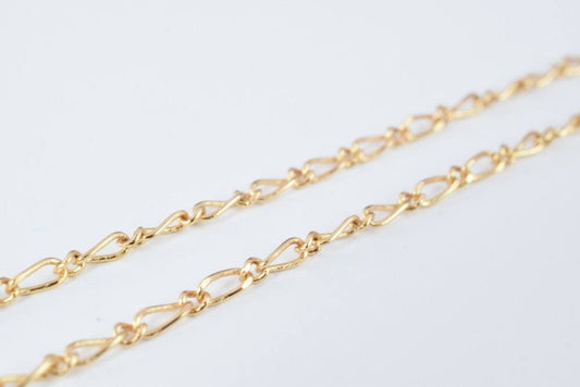 18K gold filled EP tarnish resistant Chain 17.25" Inch CG177 jewelry making supplies