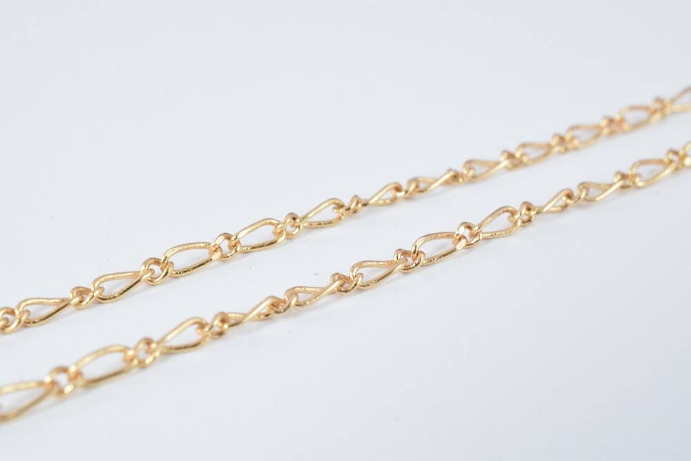 18K gold filled EP tarnish resistant Chain 17.25" Inch CG177 jewelry making supplies - detail image 5
