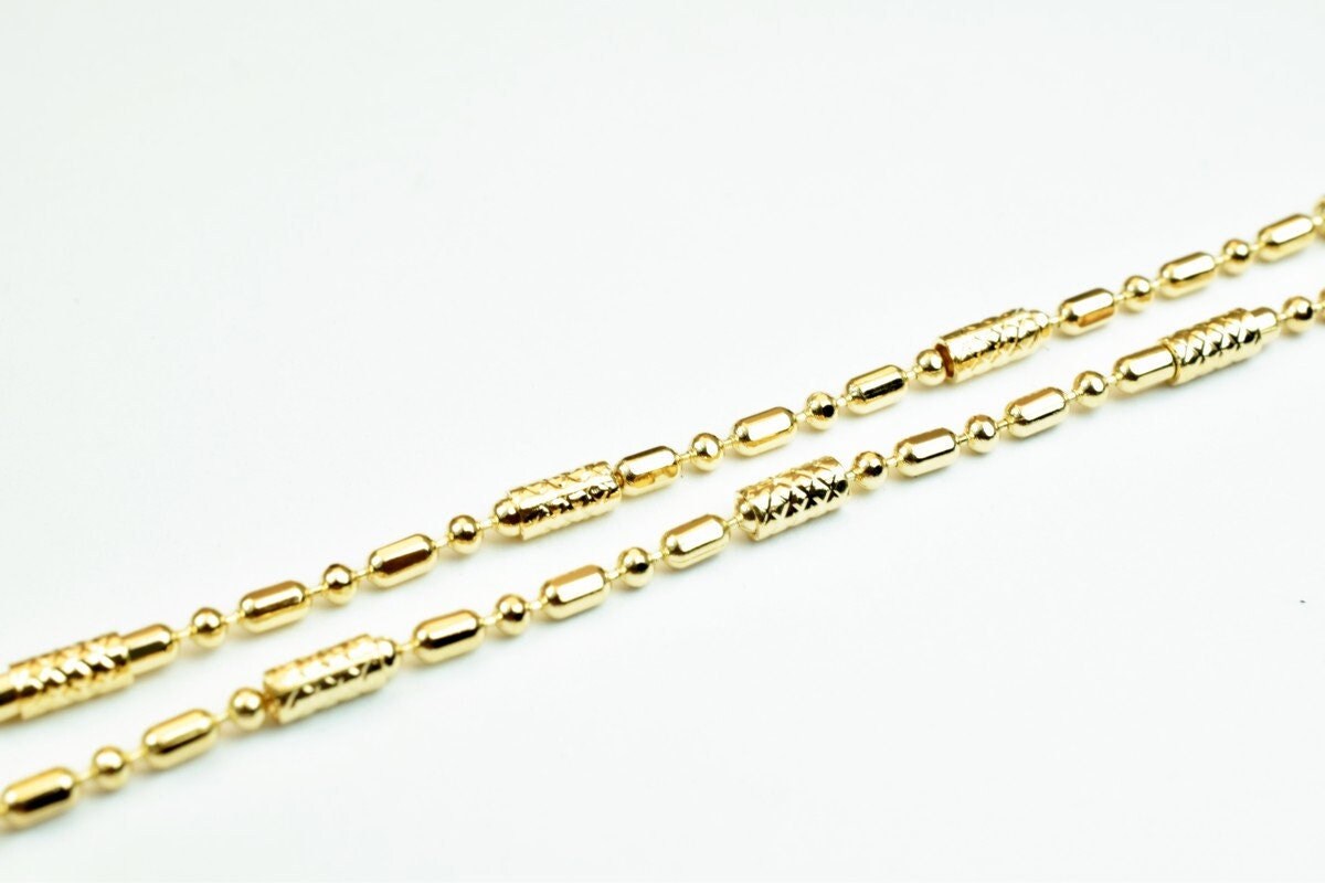 18K Pinky Gold Chain: Delicate 2mm Width - , Tarnish Resistant, Water Resistant Finish for Jewelry