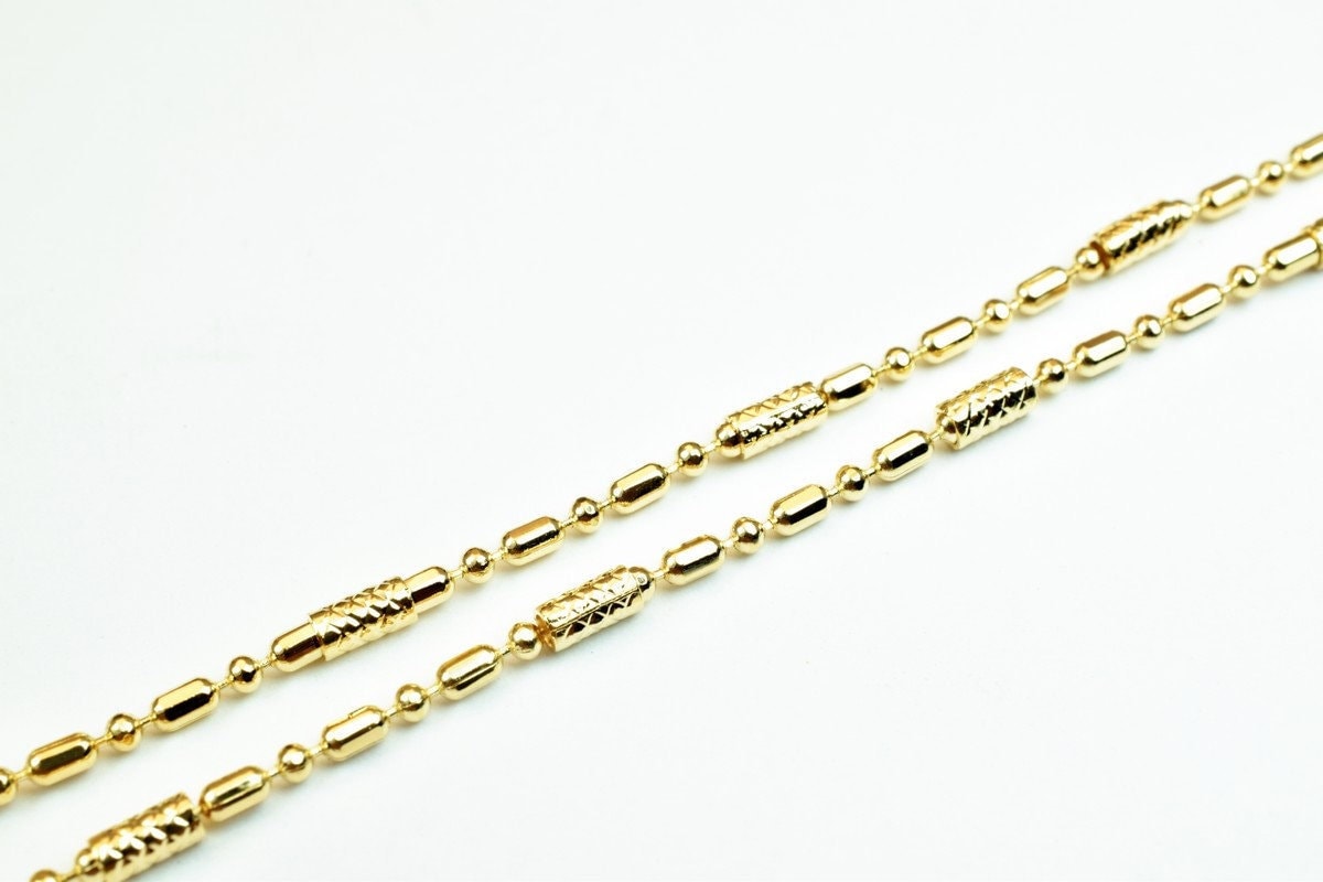 18K Pinky Gold Chain: Delicate 2mm Width - , Tarnish Resistant, Water Resistant Finish for Jewelry
