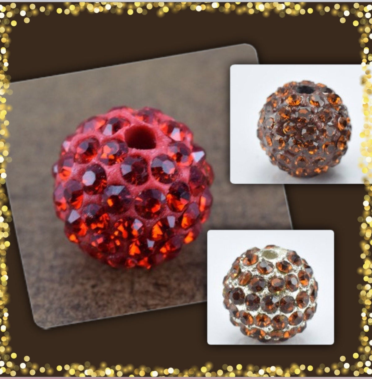 10mm  Rhinestone Shamballa Beads, Bling Beads, ball rhinestone Beads, Rhinestone Jewelry, Bracelet Beads Handmade beads, M...