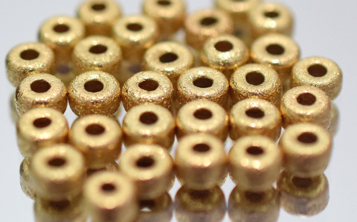 Gold Filled Alternative Spacer Beads, Stardust Plain Electroplated , Jewelry Crafts