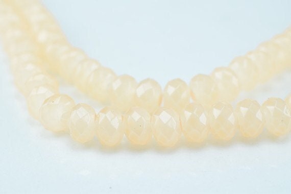 Glass Donut Rondelle Faceted Beads for Jewelry, Decoration, Chandelier 3x4mm 60 PCs each Item#789222042875 jewelry making...