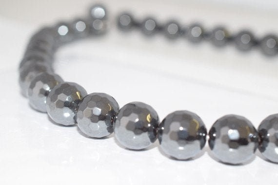 12mm Disco Ball Hematite Round Gemstones Beads, hematite,hematite jewelry,hematite stone,hematite ,hematite gemstone,round...