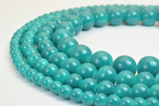 Glass Beads Round 6mm/8mm/10mm/12mm Shine Round Beads For Jewelry Making Item# AF jewelry making supplies - detail image 2