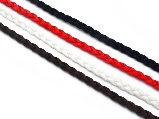 5 Yards Flat Satin Braided Nylon Cord 4 Colors 5mm thread for making  jewelry and wholesale jewelry making supplies