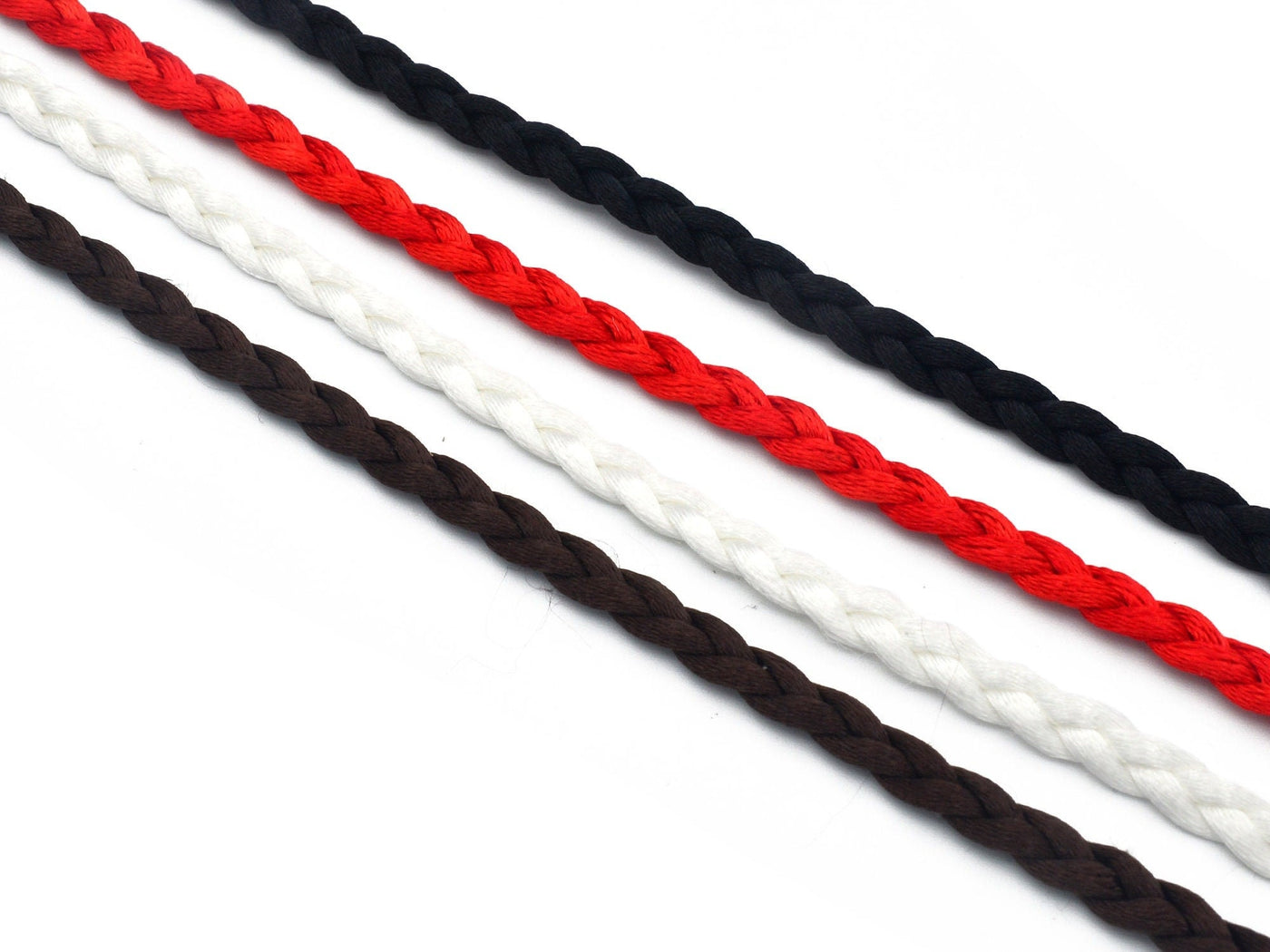 5 Yards Flat Satin Braided Nylon Cord 4 Colors 5mm thread for making  jewelry and wholesale jewelry making supplies