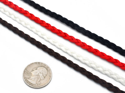 5 Yards Flat Satin Braided Nylon Cord 4 Colors 5mm thread for making  jewelry and wholesale jewelry making supplies - deta...