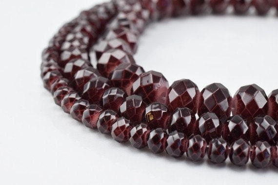 Glass Donut Rondelle Faceted Beads for Jewelry, Decoration, Chandelier 3x4mm, 4x6mm and 6x8mm. 3 Sizes Group 60 PCs each I...