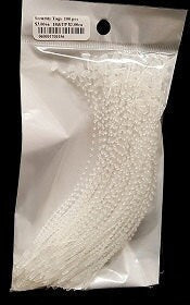 Clear Security Tags, 5.5"inch, 100 pcs jewelry making supplies - detail image 4