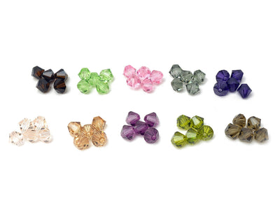 Swarovski Bicone 4mm/5mm/6mm/8mm Faceted Beads for Jewelry, Decoration, Chandelier Genuine Fully Drilled jewelry making su...