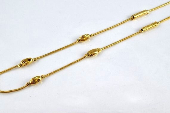 Gold Filled EP Chain 18" Inch 18k Gold filled findings for gold filled jewelry making Cg151 jewelry making supplies - deta...