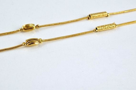 Gold Filled EP Chain 18" Inch 18k Gold filled findings for gold filled jewelry making Cg151 jewelry making supplies - deta...