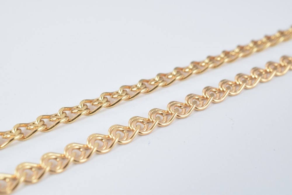 18K gold filled EP tarnish resistant Chain 19" Inch CG179 jewelry making supplies - detail image 9