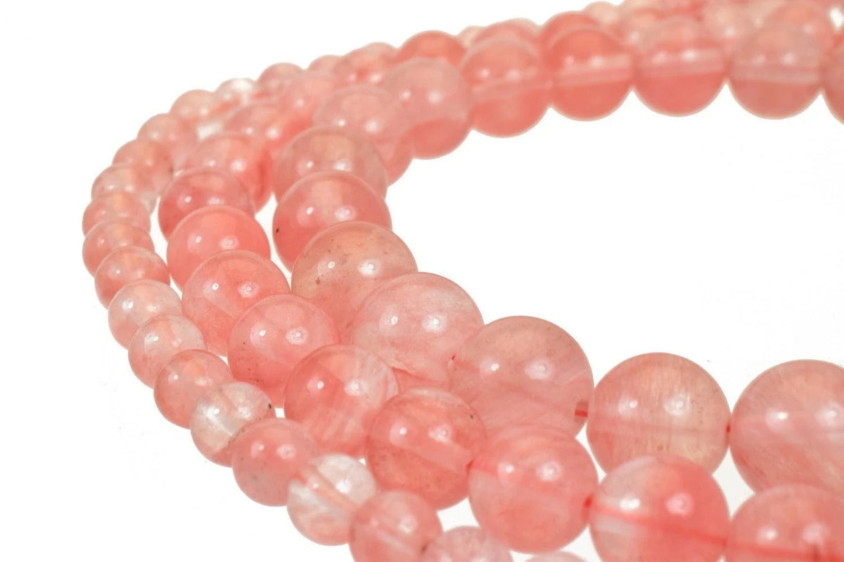 peach quartz gemstone round stone beads 6 mm 8 mm 10 mm natural healing stone chakra stones for jewelry making 335815848 j...