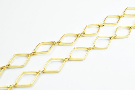 20" Inch 18K Gold Filled Look, EP Chain 7mm Width 1mm Thickness  CG311 jewelry making supplies