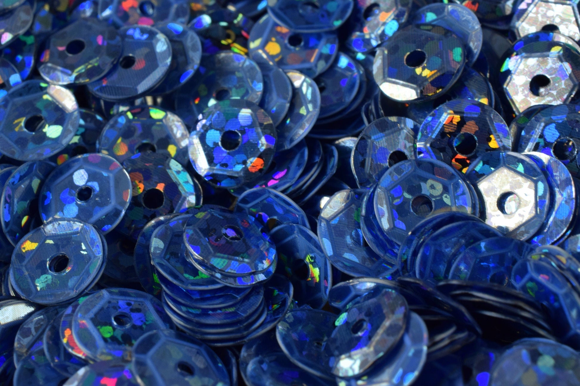 3/4/6mm Light Blue Ocean Cup Iridescent Shiny Sequins Sheen Round Sequins/Loose Paillettes,Wholesale Sequins,Shimmering Se...