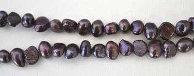 Freshwater Dyed  Iridescent Pearls Mixed Sizes, Sold by 1 strand of 44pcs, 1mm hole opening, 32grams/pk size:7 9mm jewelry...