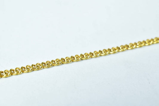 gold filled EP tarnish resistant Chain 18KT gold filled tarnish resistant Size 17.5" Long 2mm Width Item #CG193 jewelry ma...