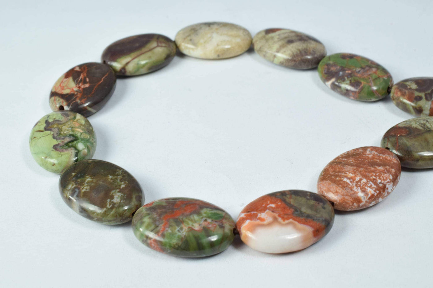 16x23mm Oval Rainbow Jasper Gemstone Beads, Jewelry Beading,Jewelry Design,rainbow jasper,Jasper,beads,raw stone,stone bea...