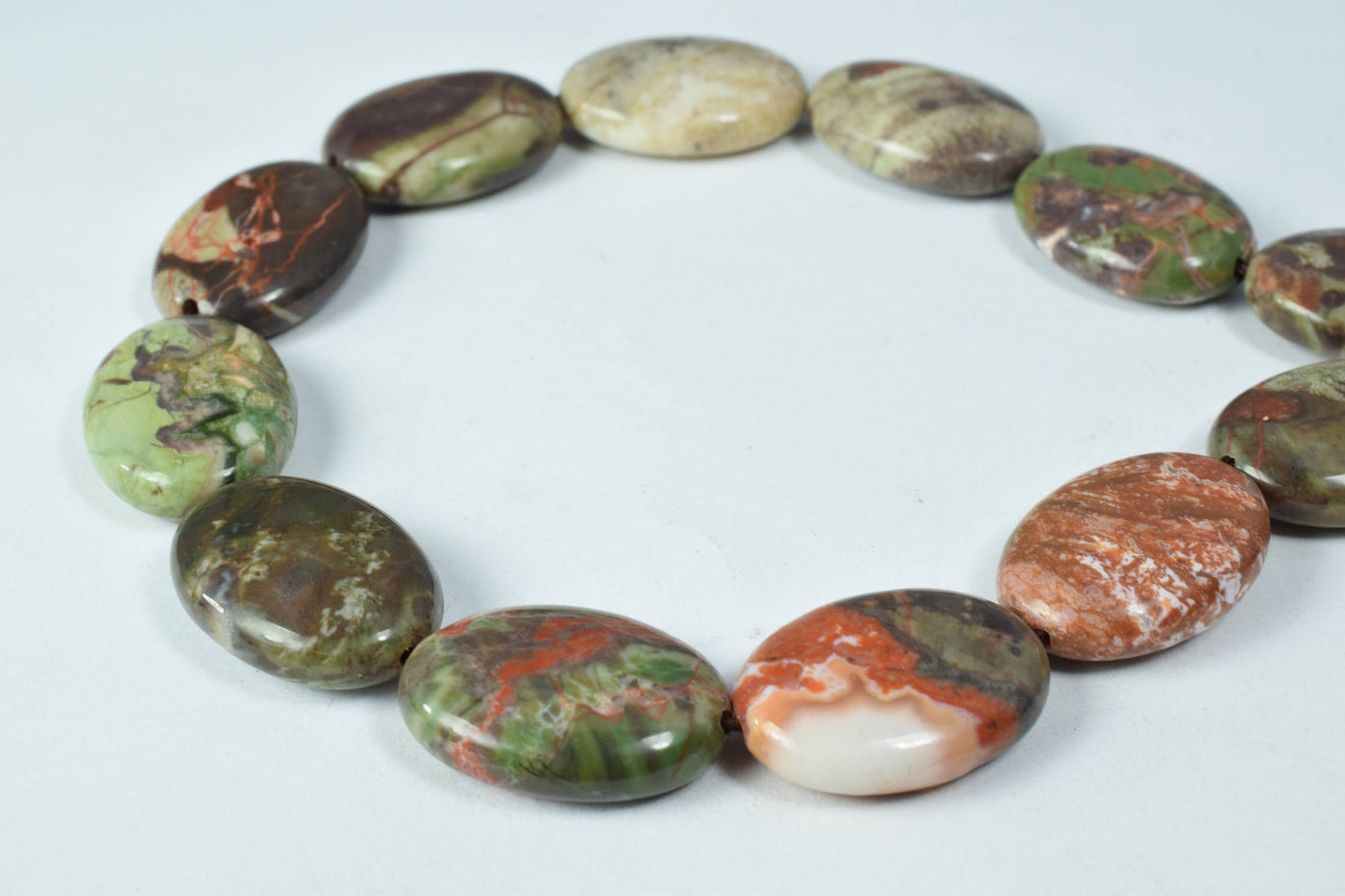 16x23mm Oval Rainbow Jasper Gemstone Beads, Jewelry Beading,Jewelry Design,rainbow jasper,Jasper,beads,raw stone,stone bea...