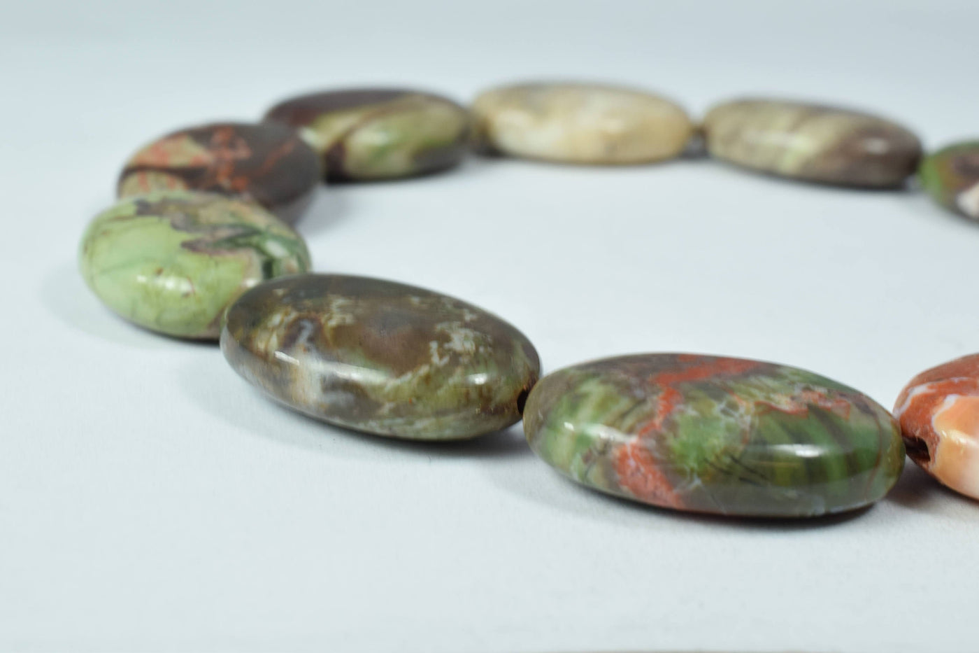 16x23mm Oval Rainbow Jasper Gemstone Beads, Jewelry Beading,Jewelry Design,rainbow jasper,Jasper,beads,raw stone,stone bea...