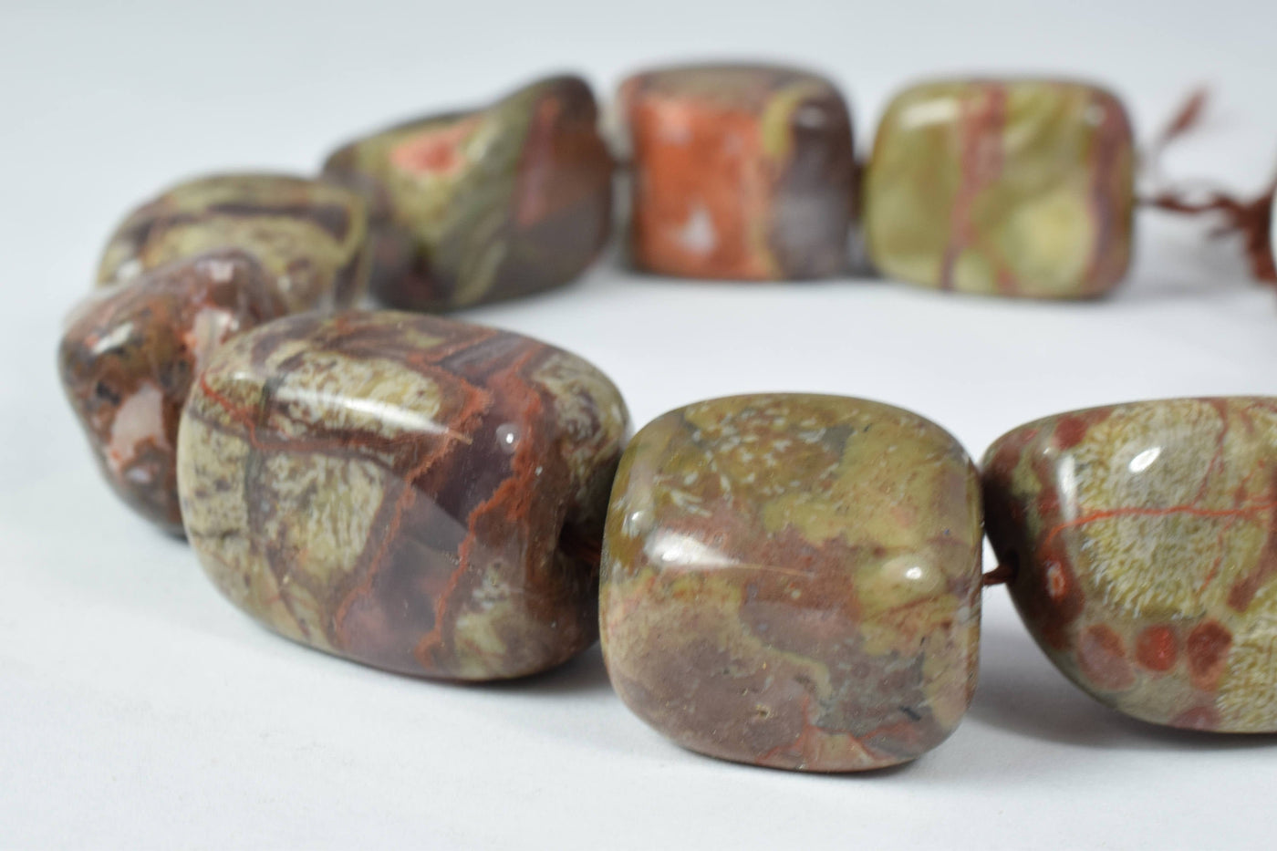 Rainforest Earthtone Jasper Mixed Sizes Gemstone Beads/Jasper/Large Gemstone/Jasper Beads, Jasper,Natural Beads for Jewelr...