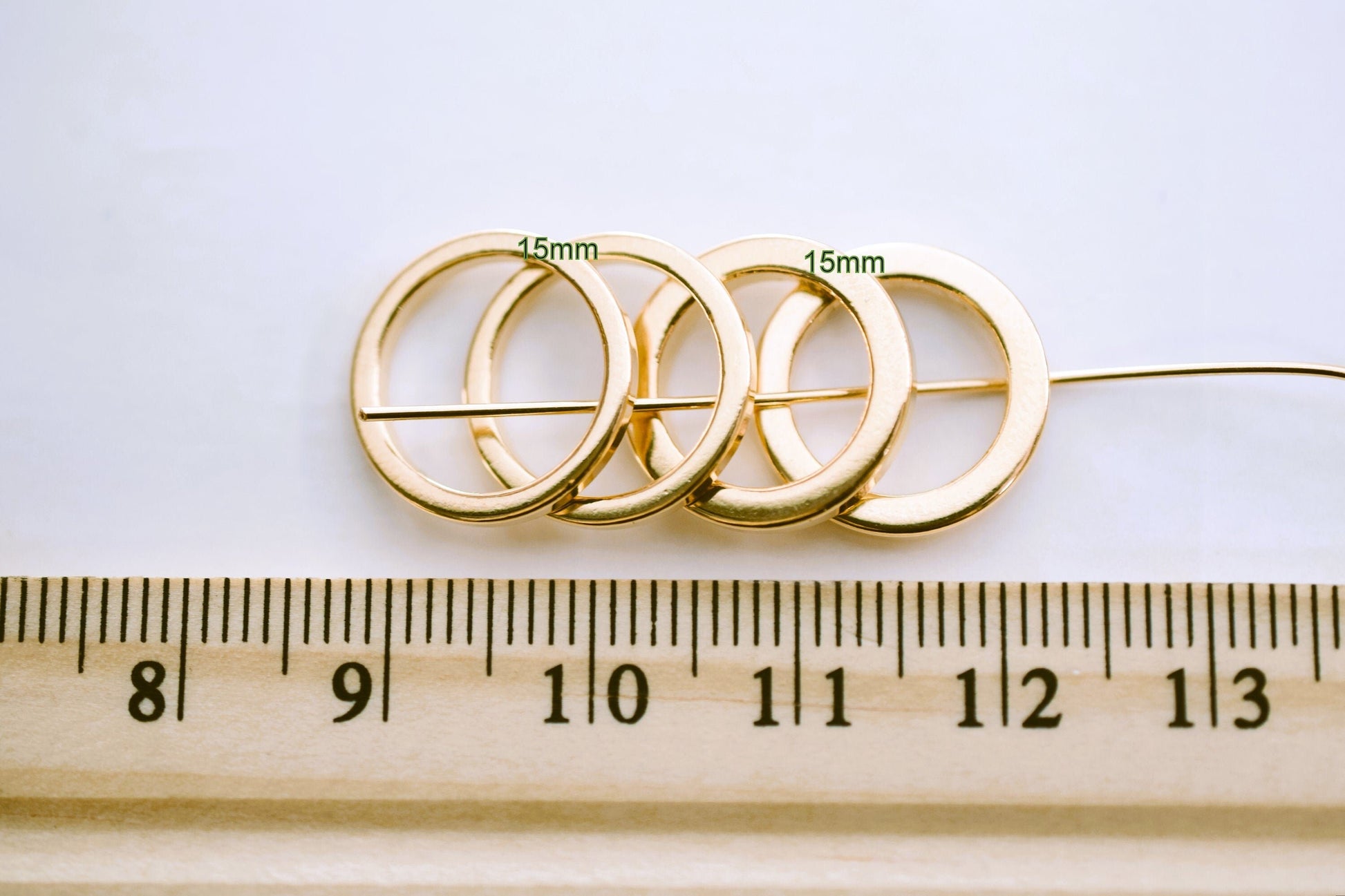 Gold Filled Alternative Square Jump Rings: Modern Geometric Style - EP , Closed Wire, Jewelry Supplies for Repairs and DIY