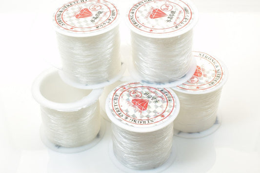 Fishing Line, Non Elastic Clear Crystal Beading Thread String Cord Sizes: 0.25mm, 0.3mm, 0.35mm, 0.4mm, 0.45mm, 0.5mm, 0.6...