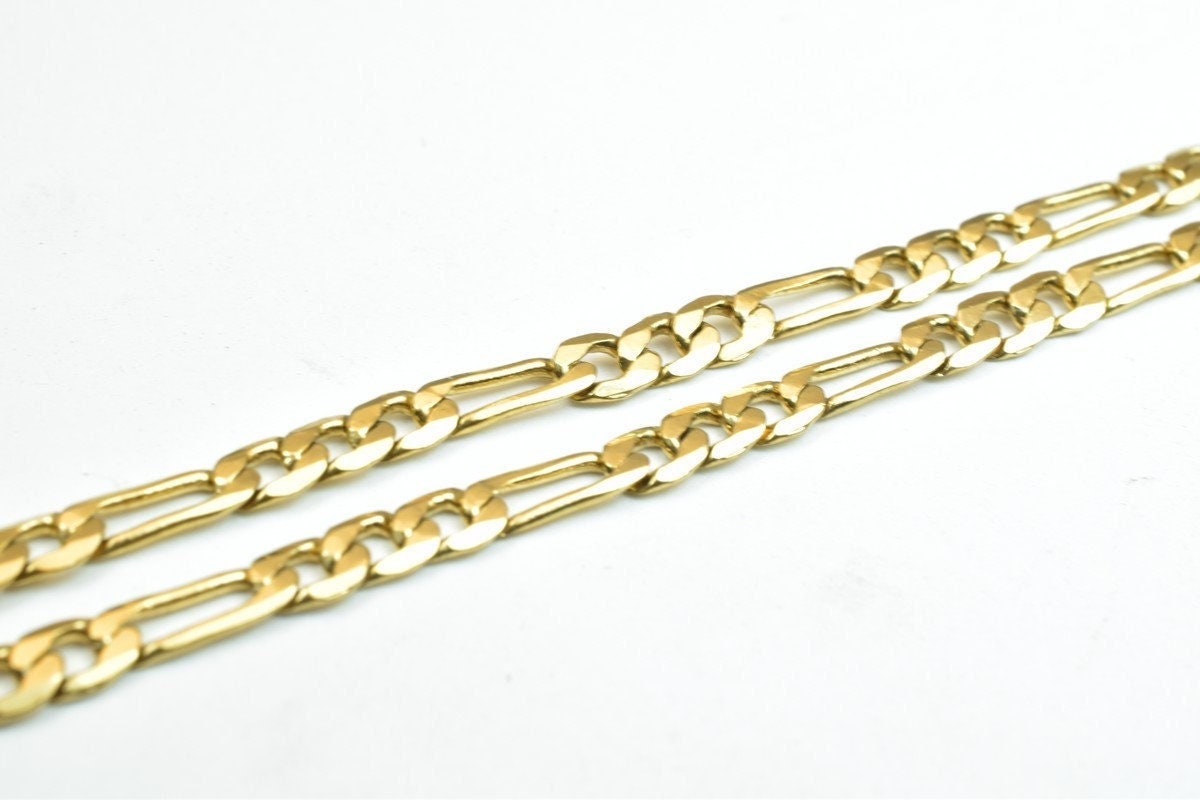 23" inch 18k Gold Filled Look, EP chain   CG95 jewelry making supplies - detail image 5