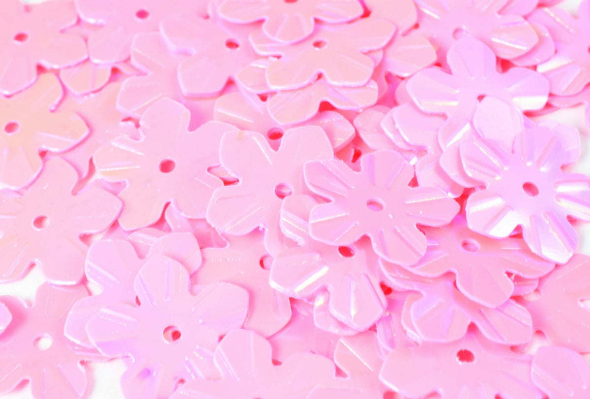 14mm Iridescent Flower Shape Sequins/Confetti Glitter w/hole/Embellishment Bridal Craft/Loose Paillettes,Wholesale Flower...
