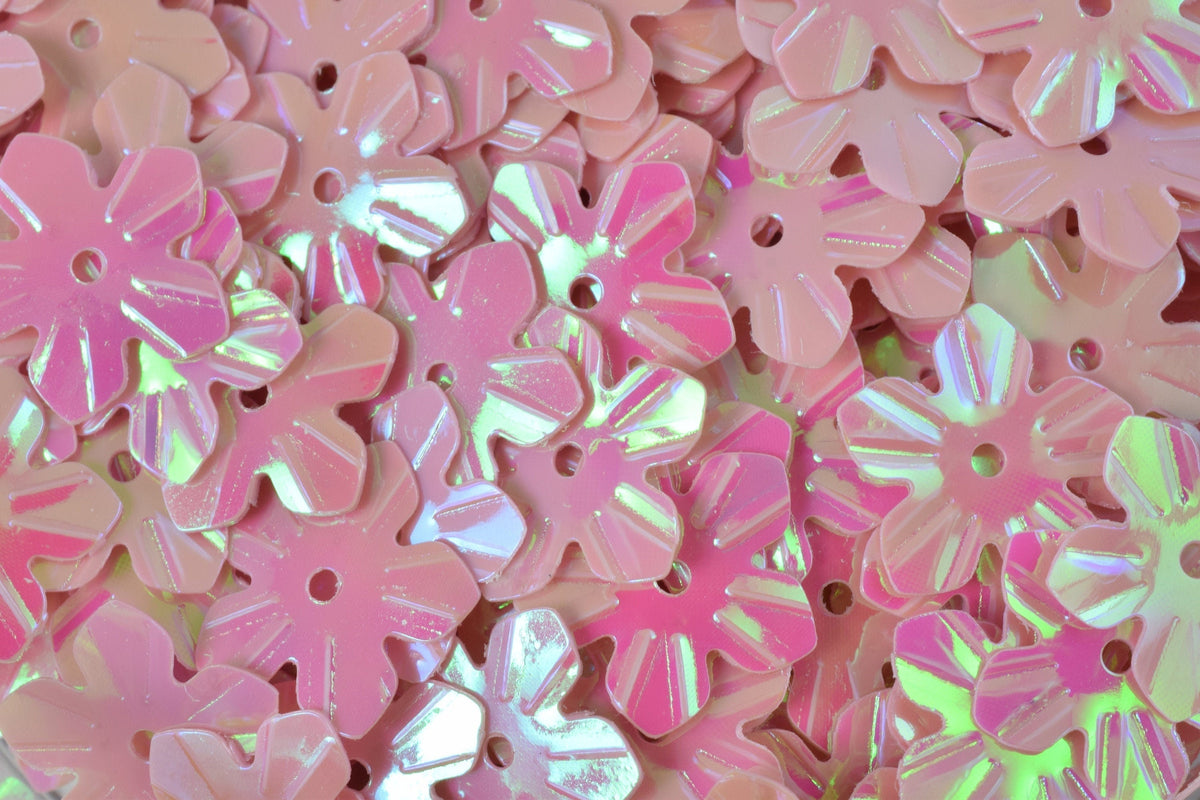 14mm Iridescent Flower Shape Sequins/Confetti Glitter w/hole/Embellishment Bridal Craft/Loose Paillettes,Wholesale Flower...