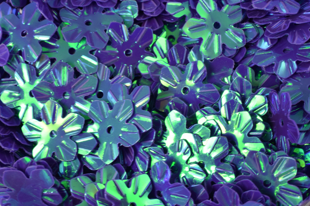 14mm Iridescent Flower Shape Sequins/Confetti Glitter w/hole/Embellishment Bridal Craft/Loose Paillettes,Wholesale Flower...
