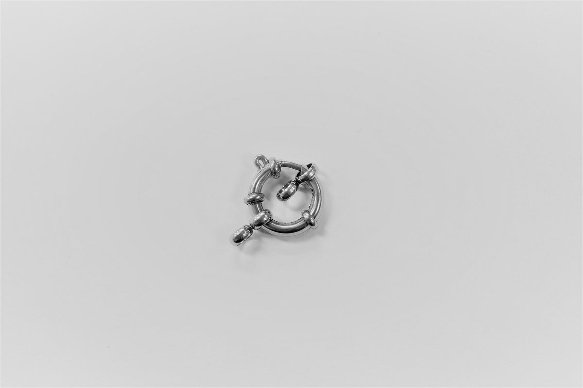 hypoallergenic Stainless Steel Clasp Toggle/SpringRing for Jewelry Findings and Supplies Parts For Jewelry 12mm/14mm jewel...