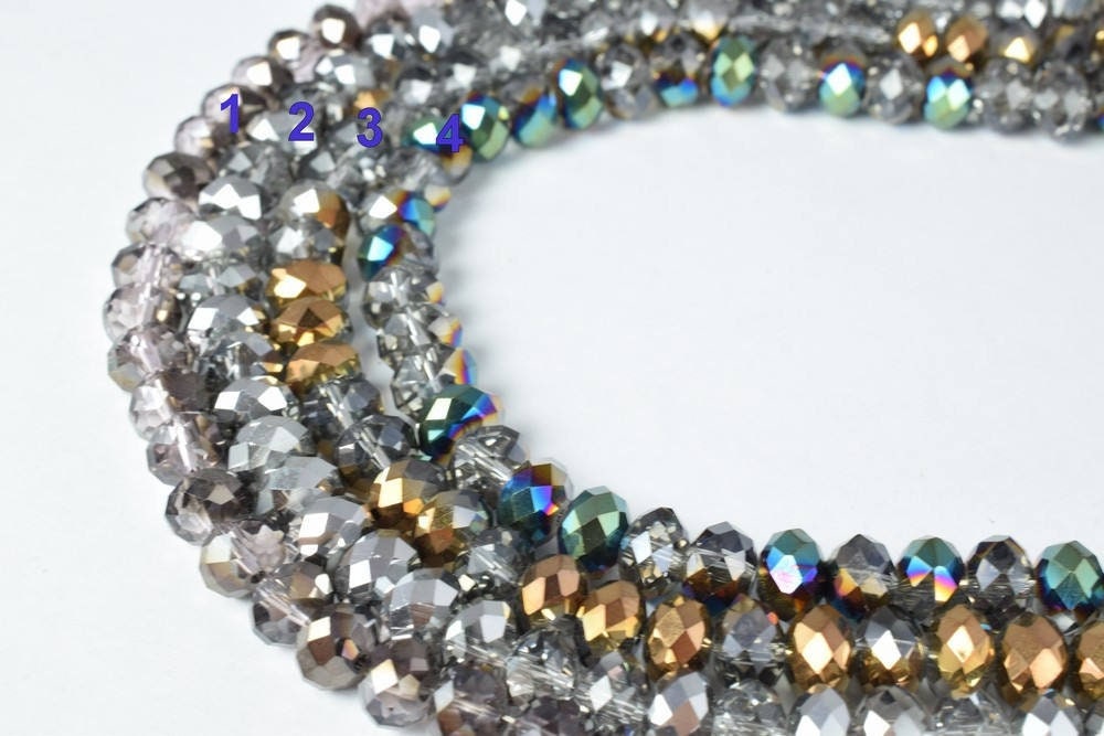 6x8mm crystal beads rondelle faceted various colored crystal beads/opaque rondelle beads,shaped crystal/beading/jewelry ma...