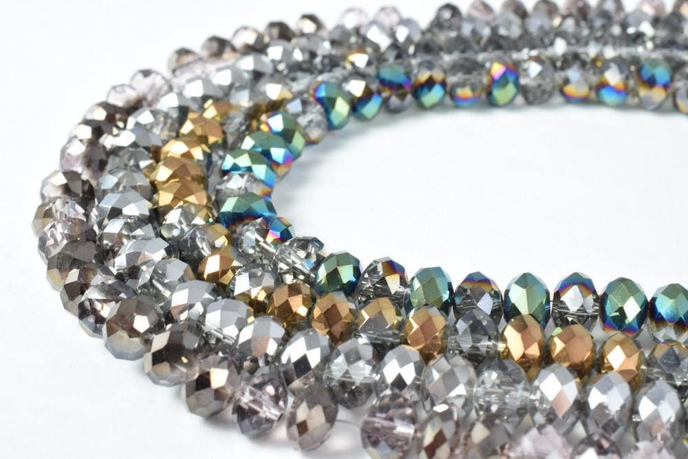 6x8mm crystal beads rondelle faceted various colored crystal beads/opaque rondelle beads,shaped crystal/beading/jewelry ma...