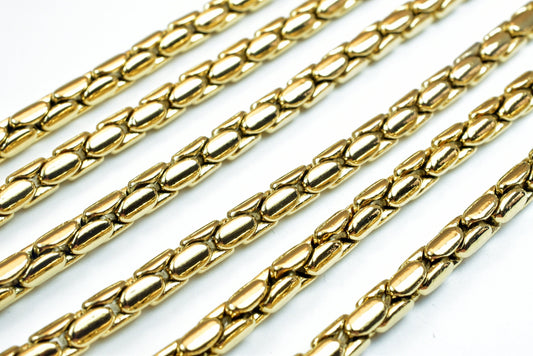 Gold filled EP chain size 20 1/2, 23 1/2 inches 18k  gold filled findings chain for jewelry making cg122, cg141 jewelry ma...