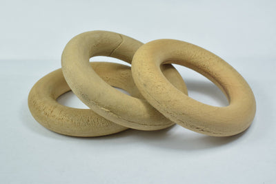 63mm Round Carved Wood Rings Round Large Hole Wooden Beads, Beading Tools,Wood Beads, Macrame Beads, Round Wooden Beads, D...