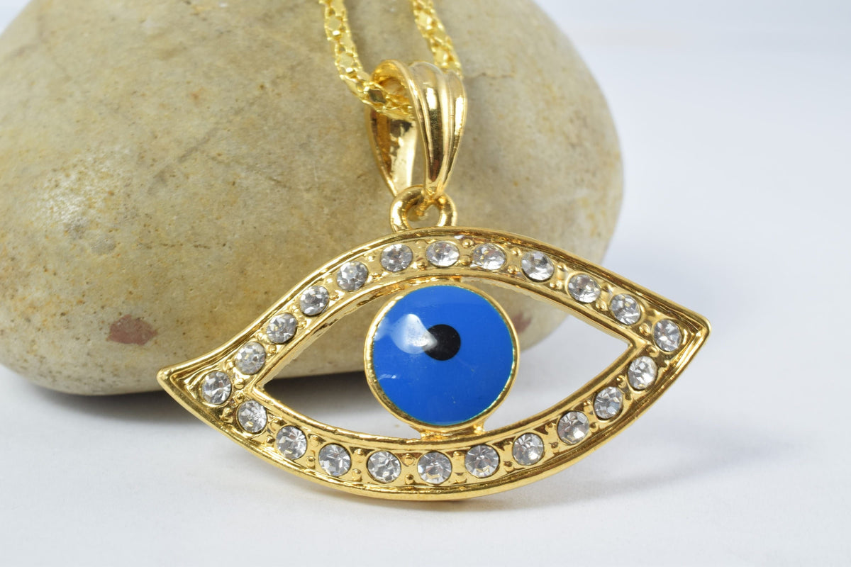 18KT Nefertiti Charm as Gold Filled* Egyptian Queen/Evil Eye Pendant, Wholesale as Gold Filled* Pendants,Egyptian Jewelry...
