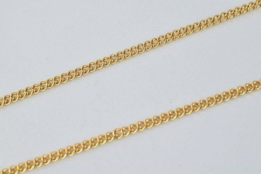 22.5" 18k Gold Filled Look, EP Chain  Cg77 jewelry making supplies