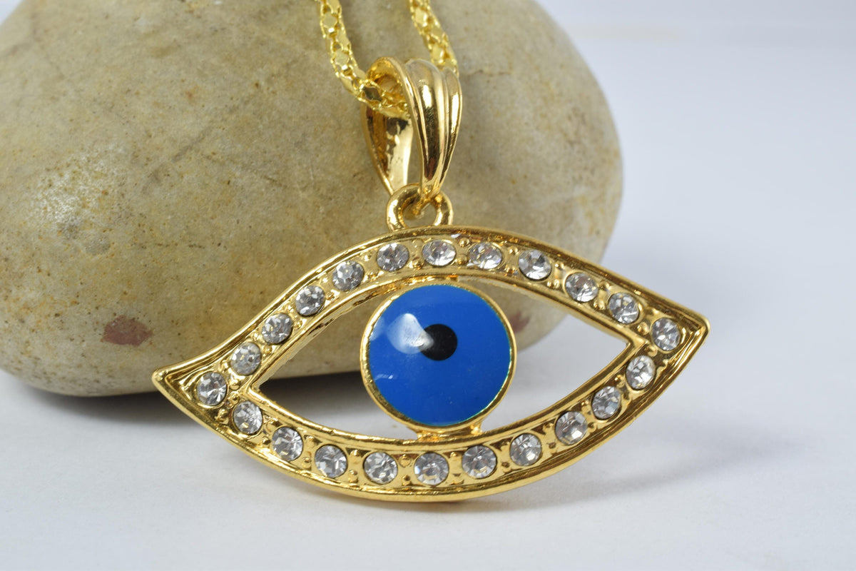 18KT Nefertiti Charm as Gold Filled* Egyptian Queen/Evil Eye Pendant, Wholesale as Gold Filled* Pendants,Egyptian Jewelry...