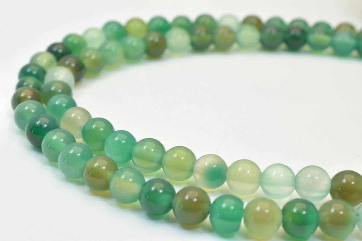 natural agate gemstone beads round beads 6 mm natural stones beads healing chakra stones jewelry making item 789222065492...