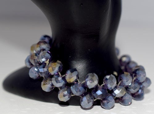 Crystal Stretchy Fashion Glam Bracelet jewelry making supplies - detail image 3