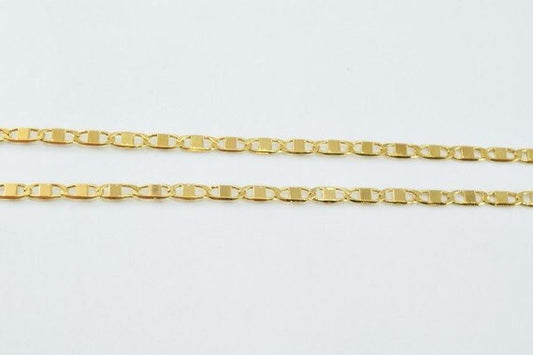 18K Gold Filled  EP Chain 17.75" Inch CG131 jewelry making supplies - detail image 2