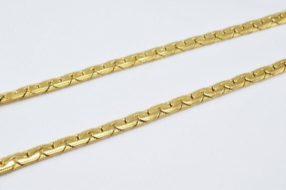 17" inches 18k gold filled EP chain "c link chain" diamond cut, gold filled findings chain for jewelry making cg136 jewelr...