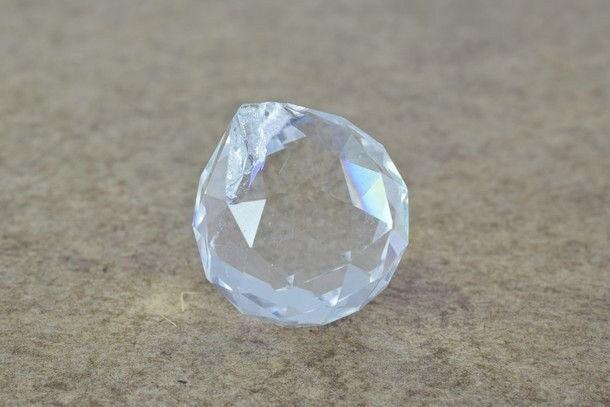 Crystal Drop Ball 40mm Clear or Clear AB Iridescent Size 40mm Faceted Chandelier Crystals Prisms Balls jewelry making supp...