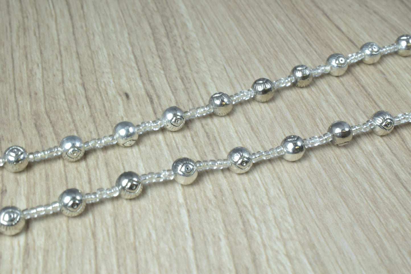 7mm Metal Evil Eye Alloy Beads/30 PCs per strand/15" inch strand/Wholesale/1.5mm beads hole/Metal Evil Eye Beads,Zinc Allo...